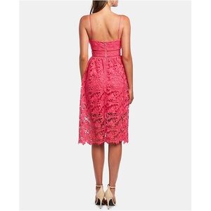 bardot sonya lace fit & flare dress